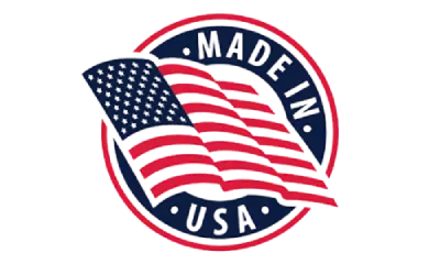 Made in USA seal indicating domestic manufacturing under American production standards